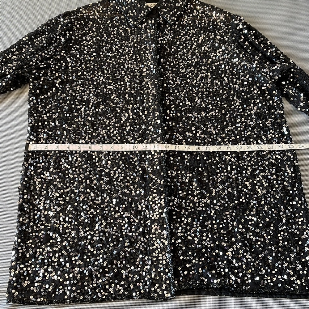 Judith Ann Creations Women’s Sequins Jacket Blouse L - Picture 12 of 12